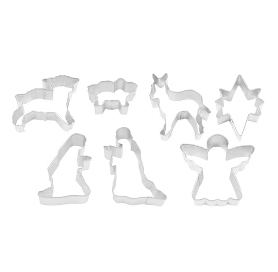 Nativity Cookie Cutter Set: 7 Piece | www.sprinklebeesweet.com