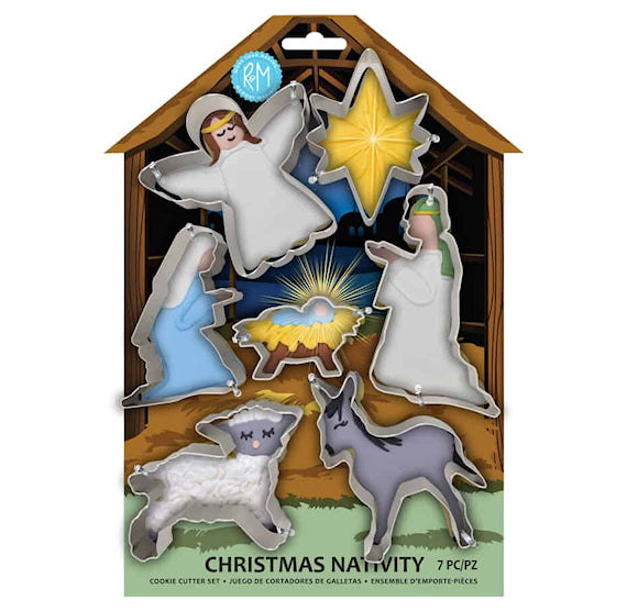 Nativity Cookie Cutter Set: 7 Piece | www.sprinklebeesweet.com