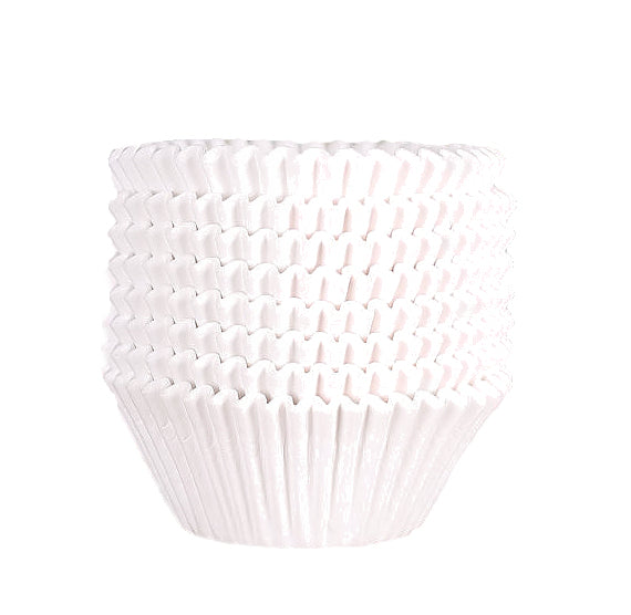 Bulk Jumbo Cupcake Liners: White | www.sprinklebeesweet.com
