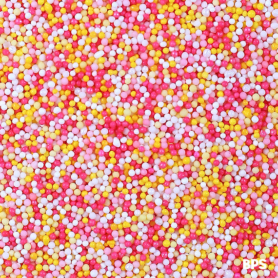 Pink Lemonade Nonpareils Mix | www.sprinklebeesweet.com
