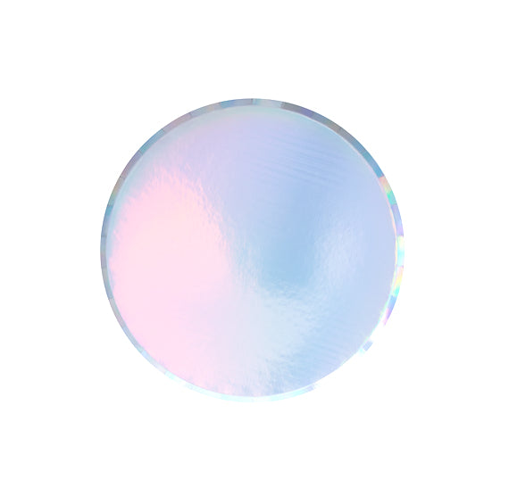Oh Happy Day Small Plates: 7" Iridescent | www.sprinklebeesweet.com