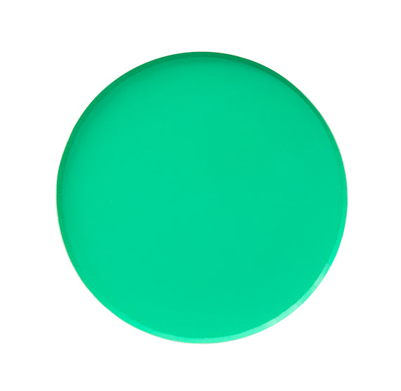 Oh Happy Day Large Plates: 9" Kelly Green | www.sprinklebeesweet.com