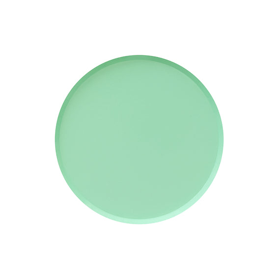 Oh Happy Day Small Plates: 7" Mint | www.sprinklebeesweet.com