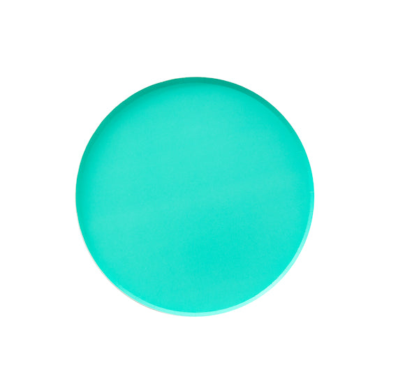 Oh Happy Day Small Plates: 7" Teal | www.sprinklebeesweet.com