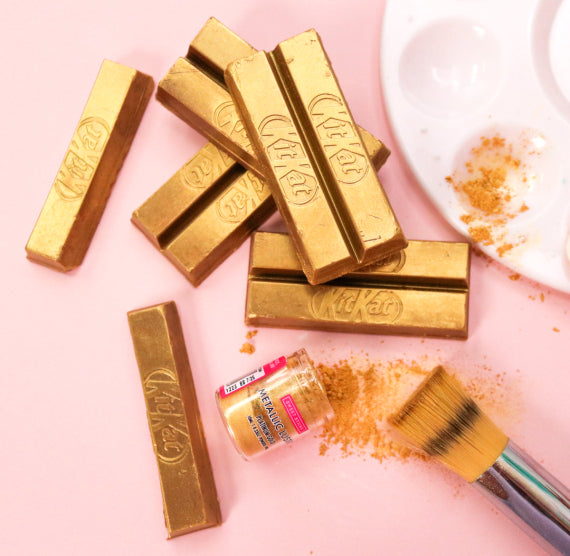 Platinum Gold Luster Dust | www.sprinklebeesweet.com