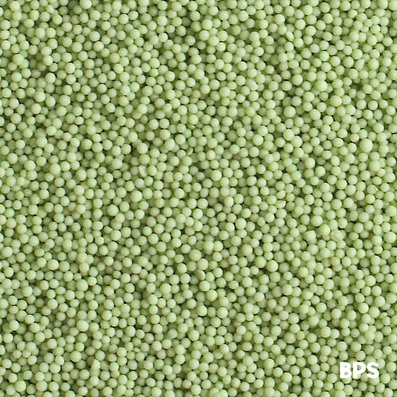 Sage Green Nonpareils | www.sprinklebeesweet.com