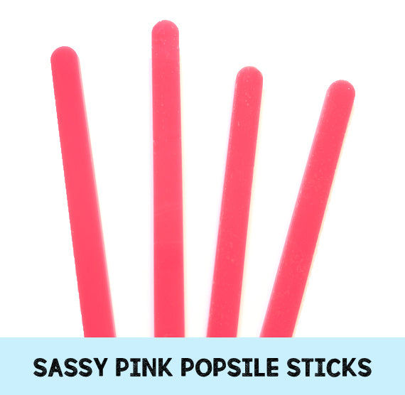 Pink Popsicle Sticks: Acrylic Cakesicle Sticks | www.sprinklebeesweet.com
