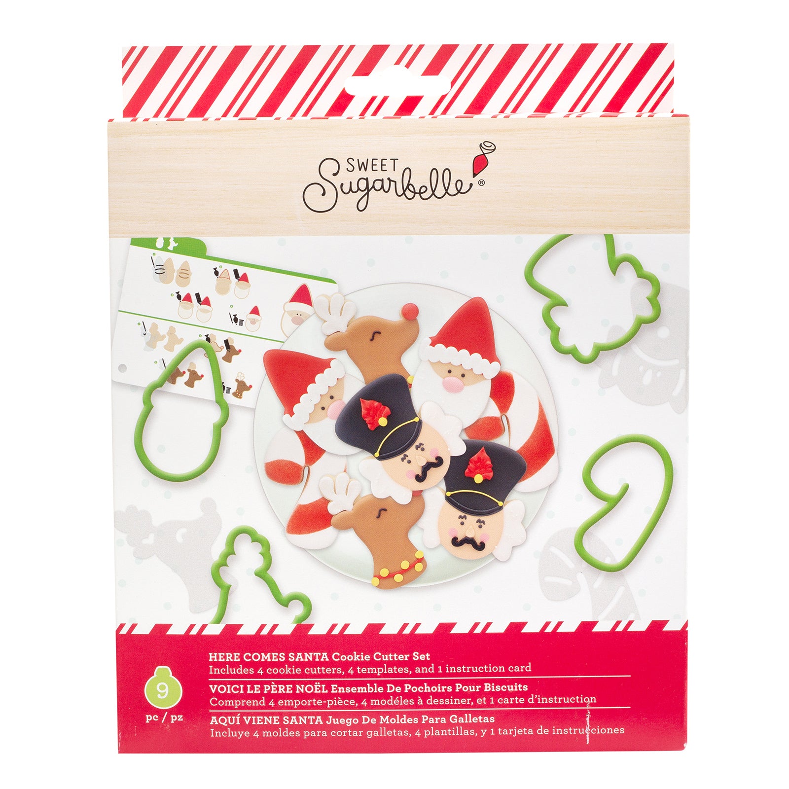 Christmas Cookie Cutter Set: Here Comes Santa by Sweet Sugarbelle | www.sprinklebeesweet.com