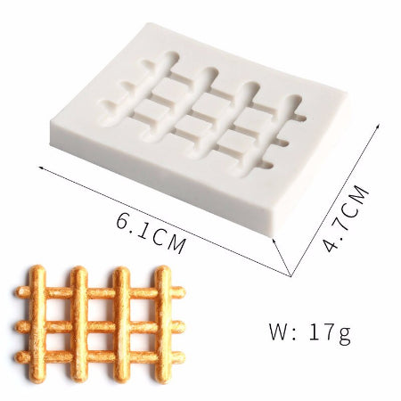 Silicone Small Fence Mold | www.sprinklebeesweet.com