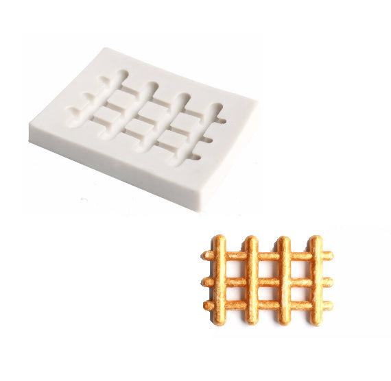 Silicone Small Fence Mold | www.sprinklebeesweet.com
