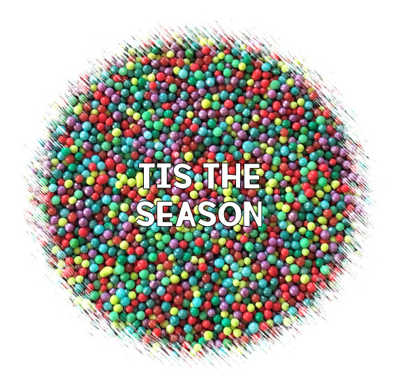 Christmas Nonpareils Mix: Tis the Season | www.sprinklebeesweet.com