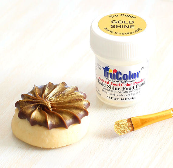 TruColor Gold Shine Food Paint Powder | www.sprinklebeesweet.com