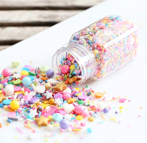 Bulk Sprinklefetti Unicorn Sprinkle Mix | www.sprinklebeesweet.com