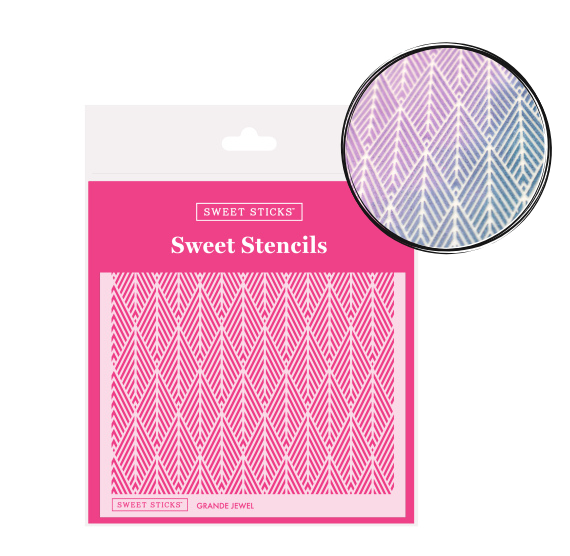 Sweet Stencils: Grande Jewel | www.sprinklebeesweet.com