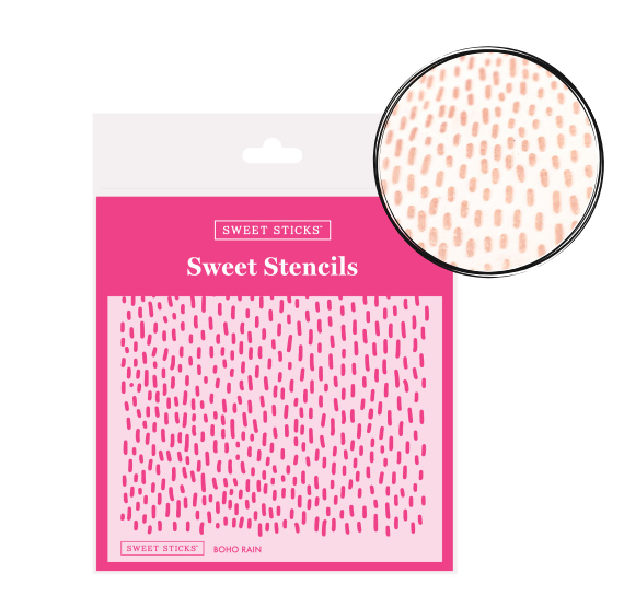 Sweet Stencils: Boho Rain | www.sprinklebeesweet.com