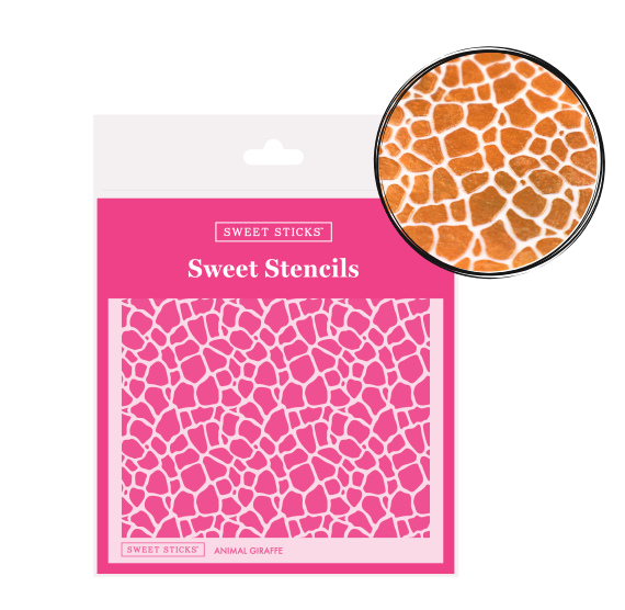 Sweet Stencils: Giraffe Print | www.sprinklebeesweet.com