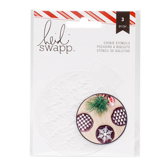 Small Christmas Cookie Stencil Set | www.sprinklebeesweet.com