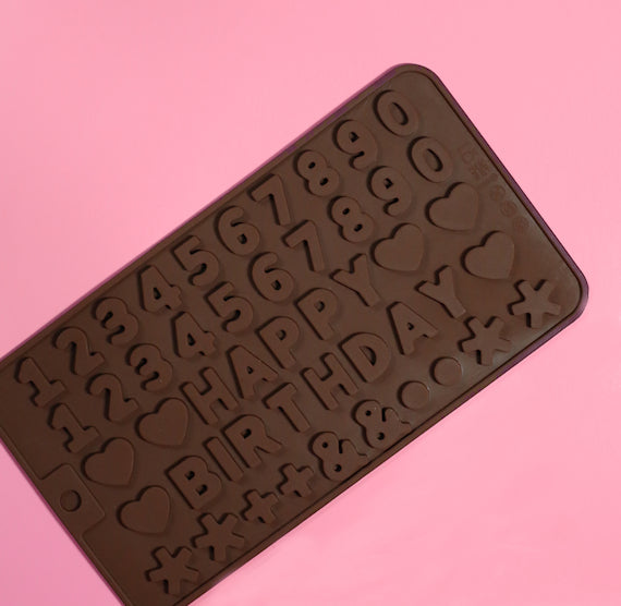 Happy Birthday Candy Mold | www.sprinklebeesweet.com