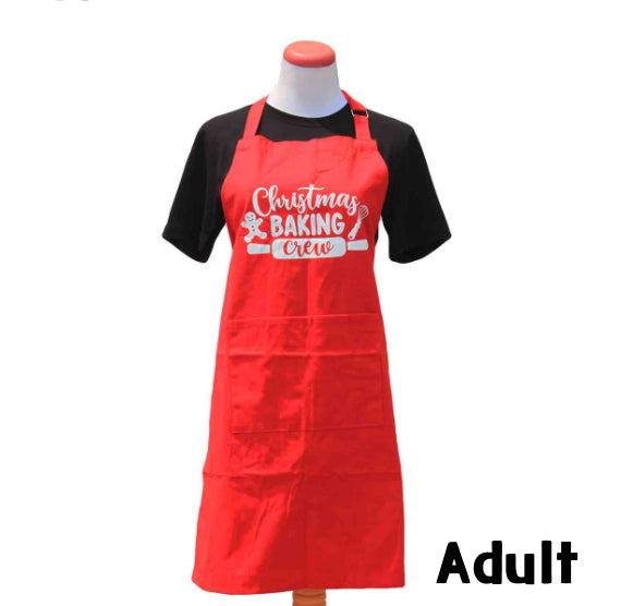 Holiday Apron: Christmas Baking Crew | www.sprinklebeesweet.com