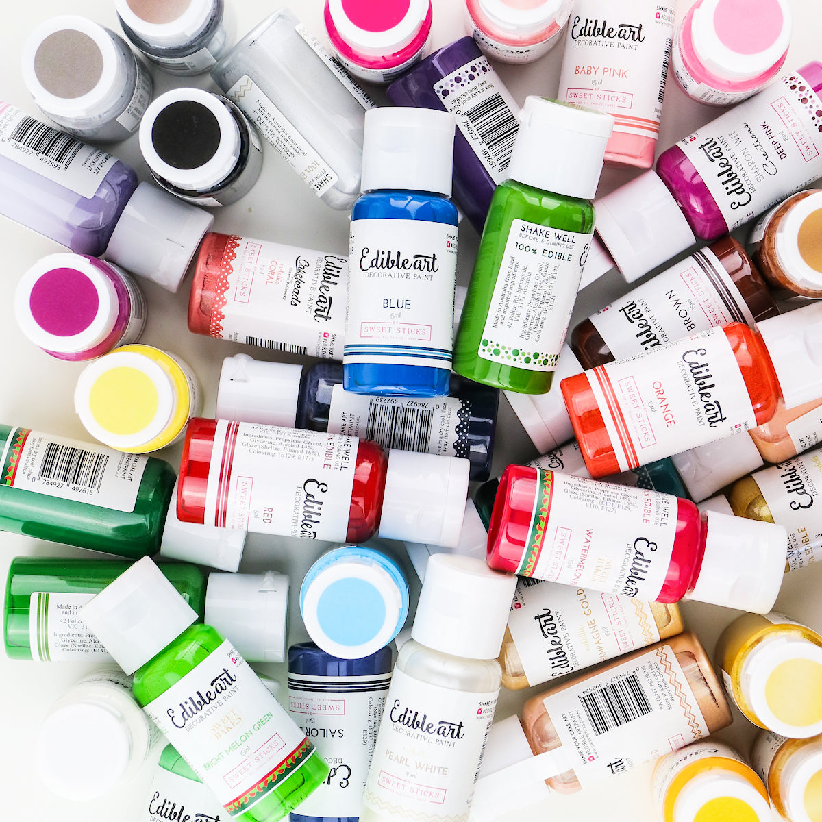 White Edible Art Paint | www.sprinklebeesweet.com