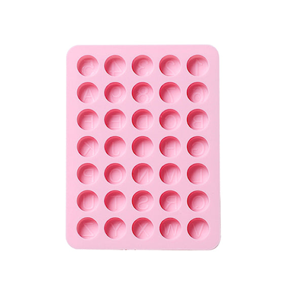 Round Numbers + Letters Mold | www.sprinklebeesweet.com