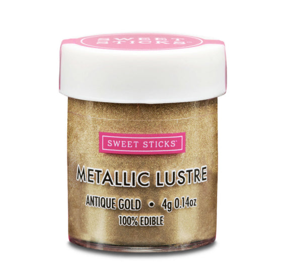 Antique Gold Luster Dust: Two Sizes Available | www.sprinklebeesweet.com