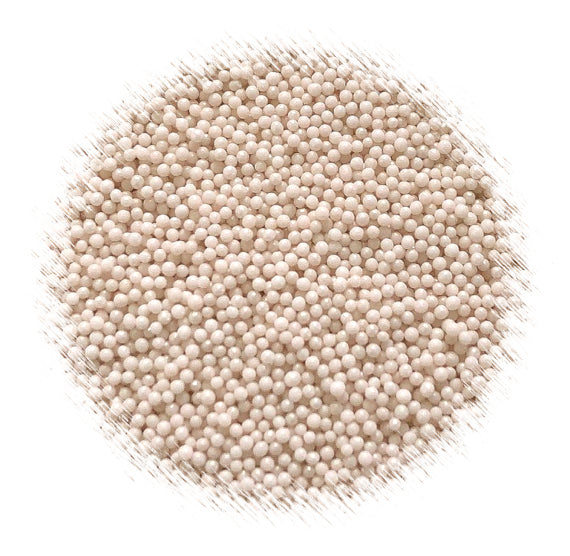 Shimmer Nonpareils: Antique Ivory | www.sprinklebeesweet.com