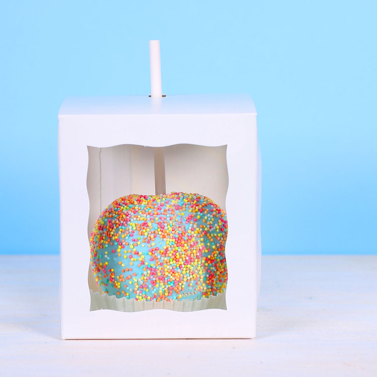 White Candy Apple Box Kit | www.sprinklebeesweet.com