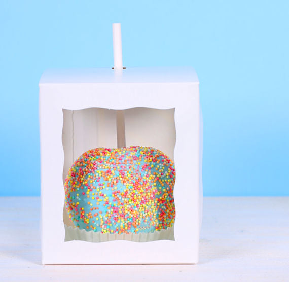 White Candy Apple Box Kit | www.sprinklebeesweet.com