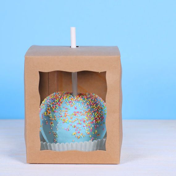 Brown Candy Apple Box Kit | www.sprinklebeesweet.com