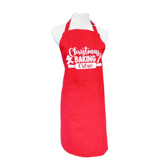 Holiday Apron: Christmas Baking Crew | www.sprinklebeesweet.com