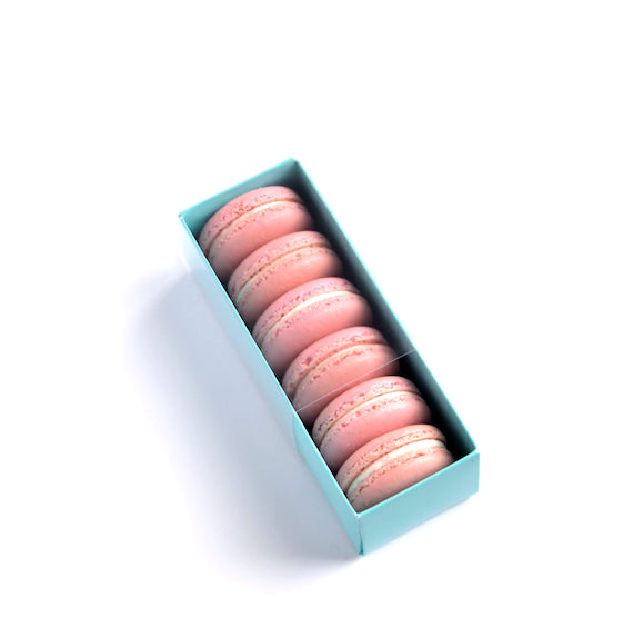 Small Aqua Macaron Box Set | www.sprinklebeesweet.com