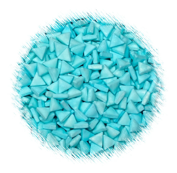 Light Blue Triangle Candy Sprinkles | www.sprinklebeesweet.com