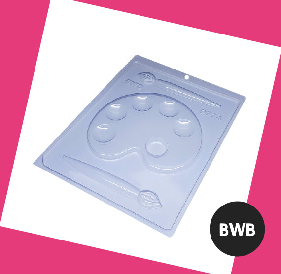 BWB Art Palette Mold: 9774 | www.sprinklebeesweet.com