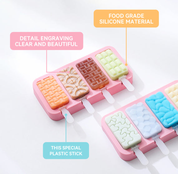 Multi Textured Cakesicle Mold: Circles | www.sprinklebeesweet.com