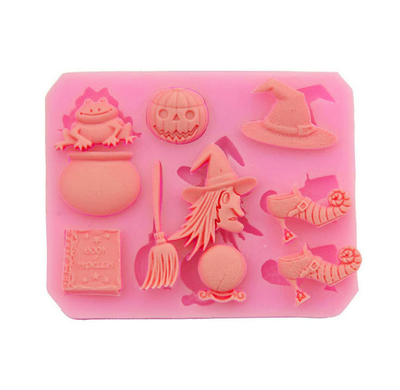 Assorted Halloween Fondant Mold | www.sprinklebeesweet.com