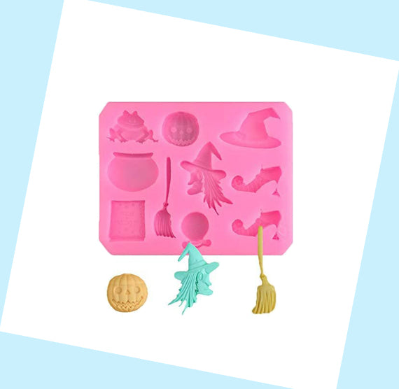 Assorted Halloween Fondant Mold | www.sprinklebeesweet.com