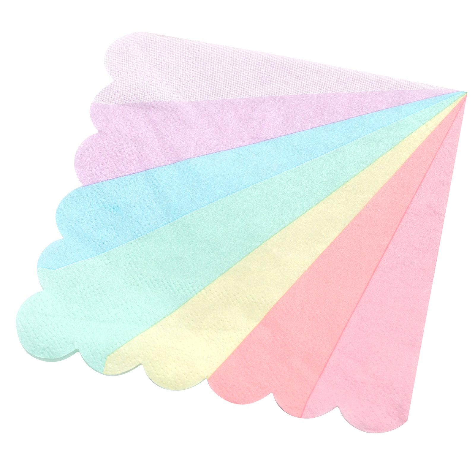 Sweet Tooth Fairy Pastel Rainbow Napkins | www.sprinklebeesweet.com