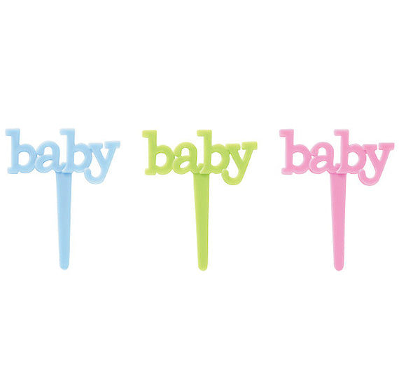 Baby Cupcake Picks | www.sprinklebeesweet.com