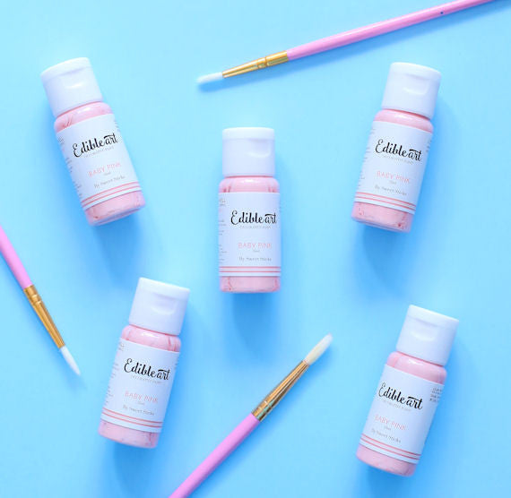 Edible Art Paint Pastel Rainbow Set | www.sprinklebeesweet.com