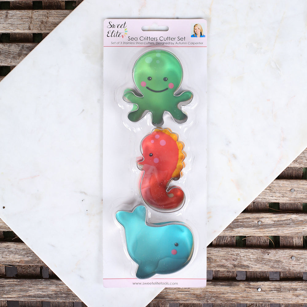 Baby Sea Creatures Cookie Cutters | www.sprinklebeesweet.com