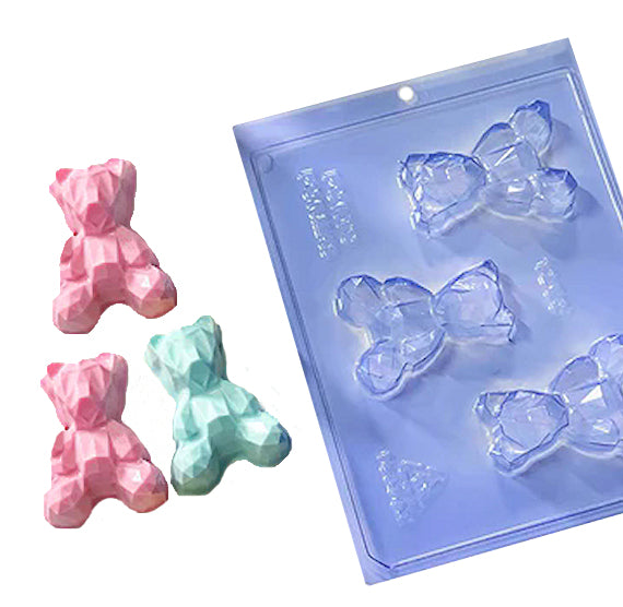 Baby Geometric Bear Mold | www.sprinklebeesweet.com