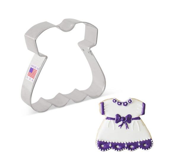 Baby Dress Cookie Cutter | www.sprinklebeesweet.com