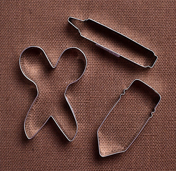 Back to School Cookie Cutter Set of 3 or 6 | www.sprinklebeesweet.com