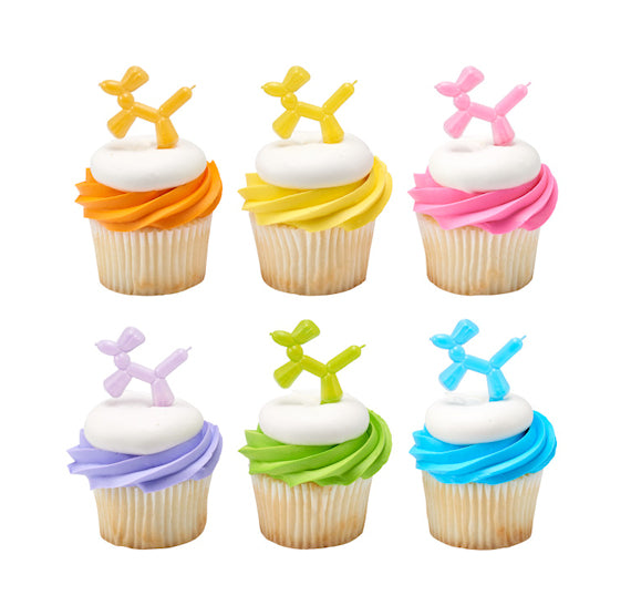 Balloon Animal Cupcake Picks | www.sprinklebeesweet.com