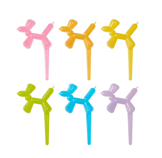 Balloon Animal Cupcake Picks | www.sprinklebeesweet.com