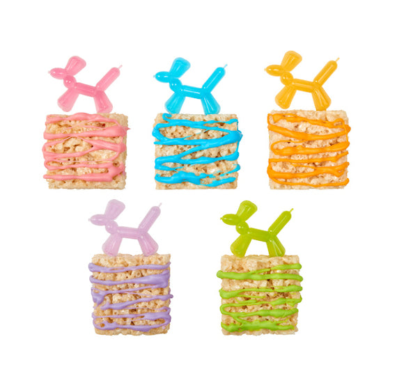 Balloon Animal Cupcake Picks | www.sprinklebeesweet.com