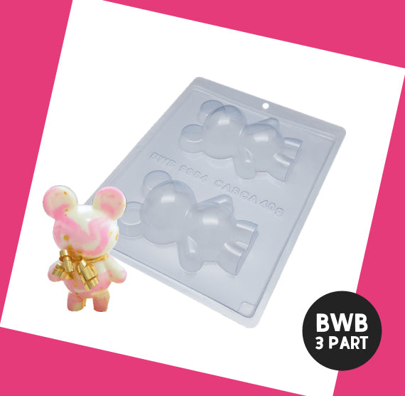 BWB 3 Part Mold: 9984 Medium Bear | www.sprinklebeesweet.com