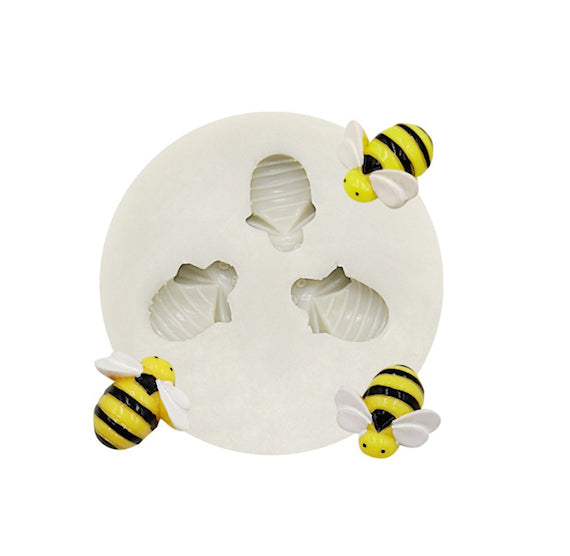 Bumble Bee Fondant Mold | www.sprinklebeesweet.com