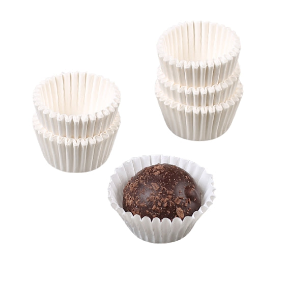 Mini White Candy Cups: Two Sizes Available | www.sprinklebeesweet.com